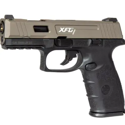 Alternative view of Replika pistoletu BLE-XFG - czarny / tan