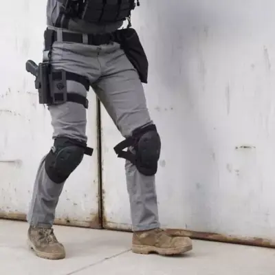 Alternative view of Zestaw ochraniaczy na kolana - piaskowe