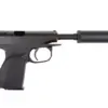 Replika pistoletu MK z tłumikiem - czarna OD-G-WET-02-009254-00 asgbox.pl