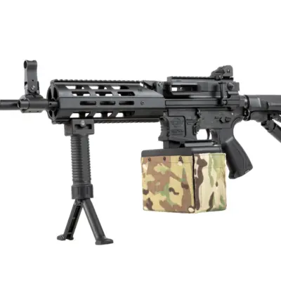 Alternative view of Replika karabinu maszynowego CM16 LMG - czarna