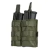 asgbox.pl - Podwójna ładownica MOLLE na 2 magazynki typu M4/M16 - oliwkowa