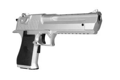 Replika pistoletu Mark-19 - srebrna - obrazek 2