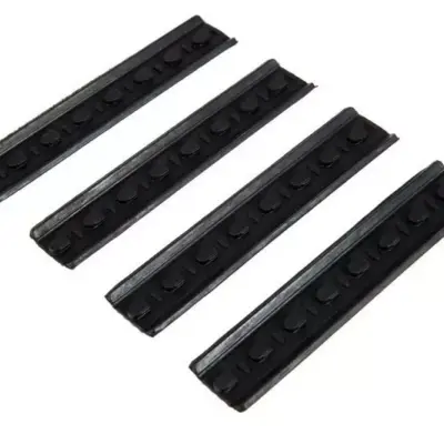 Alternative view of Zestaw 4 osłon na szyny KeyMod - czarny