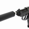 WE GBB Pistol P38K (P010S) with Silencer - Black OD-A-WE00264 asgbox.pl