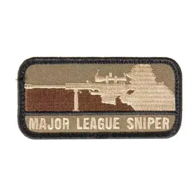 asgbox.pl - Naszywka Major League Sniper - Foliage Green