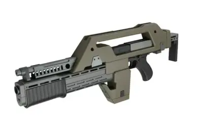 Replika karabinu M41A Pulse Rifle - oliwkowa - obrazek 2