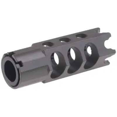 Alternative view of Stalowy tłumik płomieni typu DTK1 do replik AK