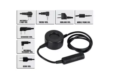 asgbox.pl - Przycisk PTT TCI Military (Motorola 2-pin)
