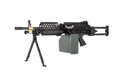 Replika karabinu maszynowego M249 SPW - czarna - obrazek 2