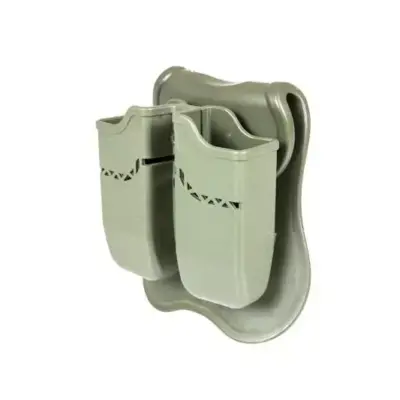 asgbox.pl - Podwójna ładownica na magazynki pistoletowe Glock - oliwkowa