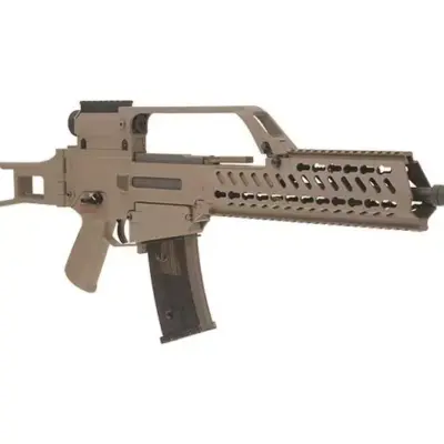 Alternative view of Replika karabinka SA-G10 KeyMod EBB - tan