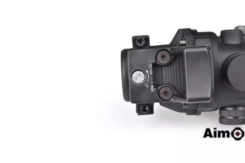 Replika lunety ACOG 4X32C (z podświetleniem światłowodowym i celownikiem RMR) - czarna AMO-10-013657-00 asgbox.pl Replika lunety ACOG 4X32C (z podświetleniem światłowodowym i celownikiem RMR) - czarna - obrazek 4