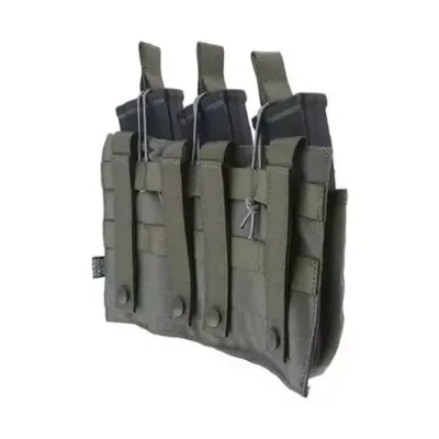 Alternative view of Potrójna ładownica OPEN na magazynki AK - ranger green
