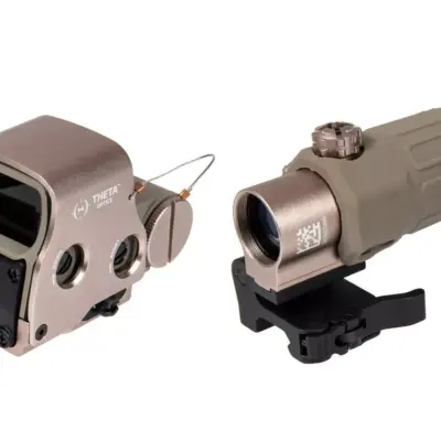 asgbox.pl - Replika celownika holograficznego Hybrid 558B z magnifierem - Tan