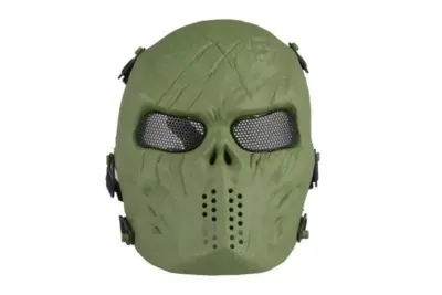Maska Tactical Skull - oliwkowa - obrazek 2