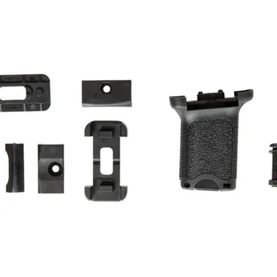 asgbox.pl - Pionowy chwyt przedni na szynę RIS / KeyMod / M-LOK - czarny