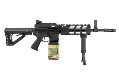 Replika karabinu maszynowego CM16 LMG - czarna - obrazek 3