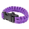 asgbox.pl - Bransoletka survivalowa (fastex) - fioletowy
