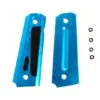 Aluminiowe okładziny chwytu TYPE B do pistoletów typu Colt 1911 - niebieskie OD-G-FMA-09-022991-00 asgbox.pl