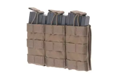 Potrójna ładownica Open Top na magazynki M4/M16 - coyote brown - obrazek 3