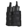 Podwójna ładownica MOLLE na 2 magazynki typu M4/M16 - czarna OD-G-IVG-19-031144-00 asgbox.pl