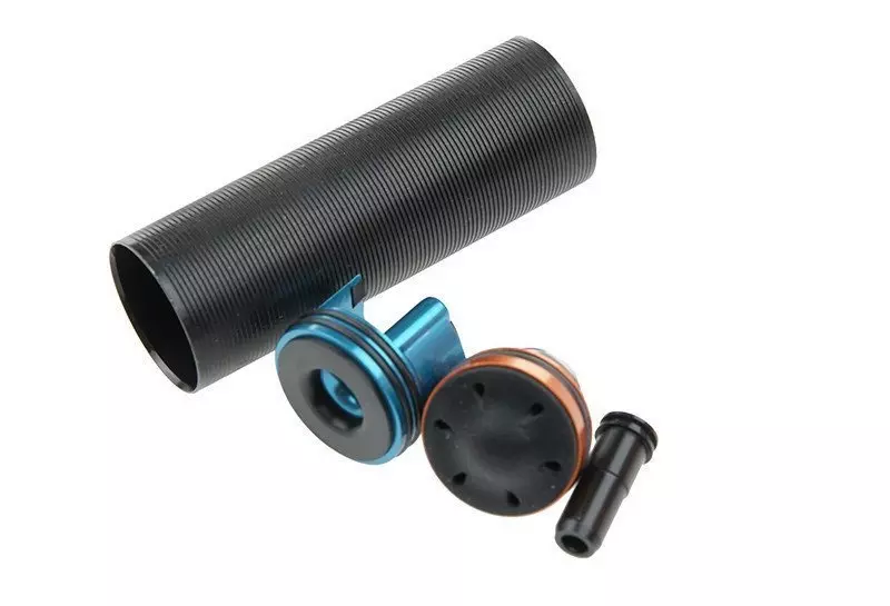 Wzmocniony zestaw cylindra z aluminiową, amortyzowaną głowicą tłoka do M16-A2 LON-08-013772-00 asgbox.pl asgbox.pl - Wzmocniony zestaw cylindra z aluminiową