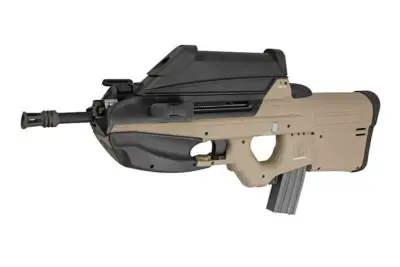 Replika karabinka szturmowego FN F2000 z lunetą - tan - obrazek 5