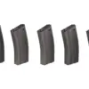 Zestaw 5 magazynków low-cap 70 kulek do M4/M16 - szary OD-G-SPE-05-016310-00 asgbox.pl