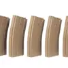 Zestaw 5 magazynków real-cap 30 kulek do M4/M16 - tan OD-G-SPE-05-005270-00 asgbox.pl