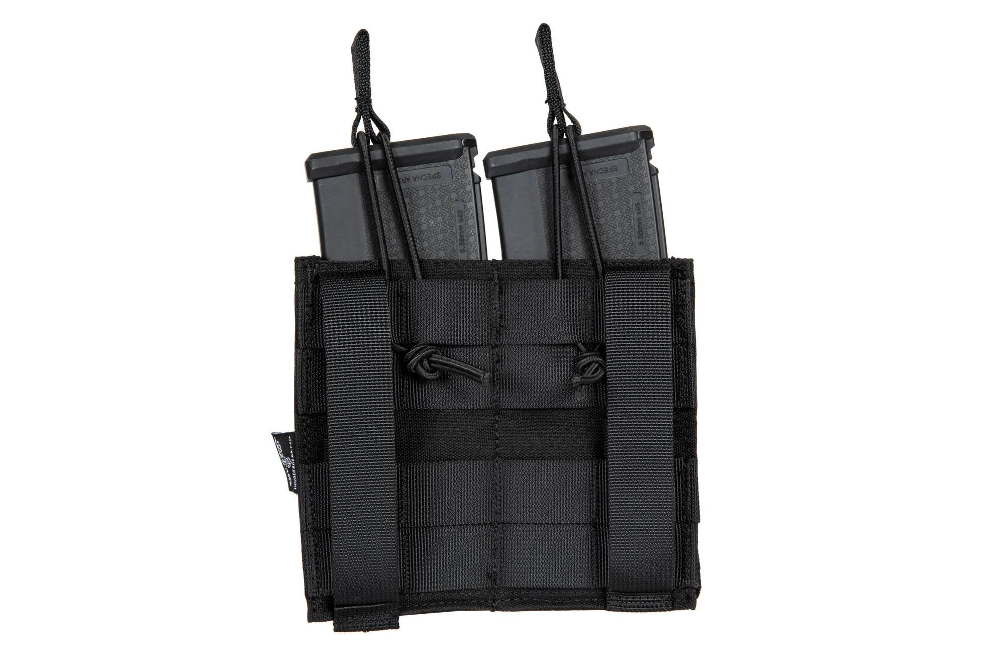 Podwójna ładownica MOLLE na 2 magazynki typu M4/M16 - czarna OD-G-IVG-19-031144-00 asgbox.pl Podwójna ładownica MOLLE na 2 magazynki typu M4/M16 - czarna - obrazek 3