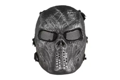 Maska Tactical Skull - Silver - obrazek 2
