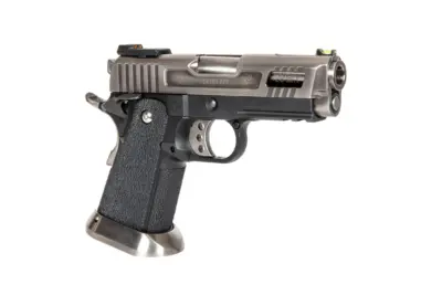 Replika pistoletu Hi-Capa 3.8 Force "Velociraptor" (Full Auto) - srebrna - obrazek 3
