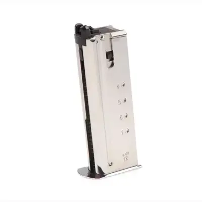 asgbox.pl - Magazynek gazowy 27 kulek do repliki pistoletu Desert 50AE - srebrny