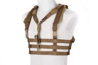 Kamizelka taktyczna Chest Rig typu Low Profile - Coyote Brown - obrazek 4