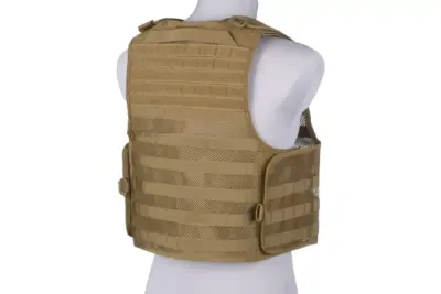 Lekki siatkowy Plate Carrier - tan - obrazek 4
