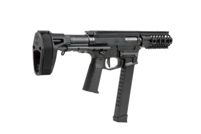 Replika pistoletu maszynowego M45S-S - czarna - obrazek 4