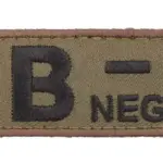 asgbox.pl - Naszywka BloodType : B-NEG - forest