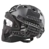 Replika kasku FAST PJ G4 System z osłoną twarzy - czarny OD-G-EME-21-016946-00 asgbox.pl