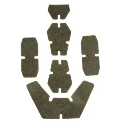 asgbox.pl - Zestaw naklejek z rzepami na hełmy - oliwkowy