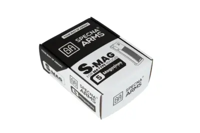 asgbox.pl - Zestaw 5 magazynków S-Mag Mid-Cap na 125 kulek - Chaos Grey