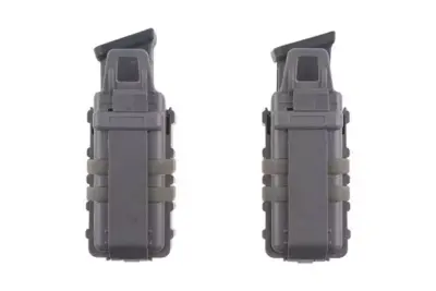 Zestaw 2 ładownic FAST (poprzeczne) na magazynki pistoletowe - foliage green - obrazek 2