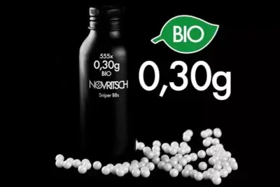asgbox.pl - Kulki BIO Sniper BBs 0.30g - butelka 555 szt.