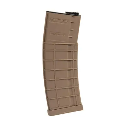 asgbox.pl - Długi magazynek mid-cap 150 kulek do replik M4/M16 - tan