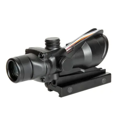 asgbox.pl - Replika lunety 4x32 ze światłowodem - czarna