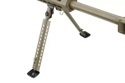 Replika karabinu wyborowego SW-02A CQB z lunetą i dwójnogiem - tan - obrazek 2