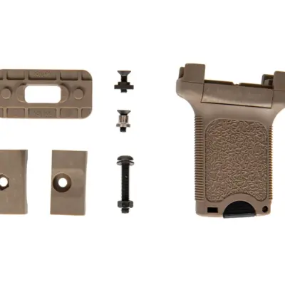 asgbox.pl - Pionowy chwyt przedni na szynę RIS / KeyMod / M-LOK - tan