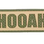 asgbox.pl - Naszywka 3D - Hooah - oliwkowa
