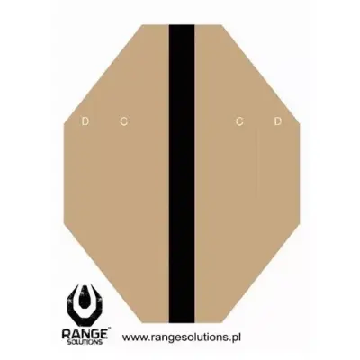 asgbox.pl - Tarcze Strzeleckie IPSC Hard Cover 2 - 50szt