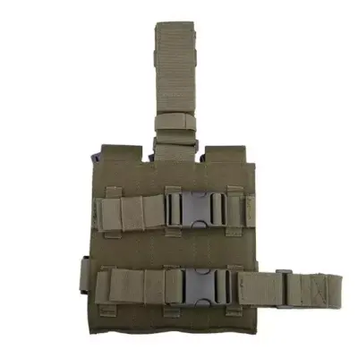 Alternative view of Potrójna ładownica udowa na magazynki typu MP5 - oliwkowa