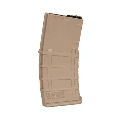 Polimerowy magazynek hi-cap 300 kulek do replik M4/M16 - tan ACM-05-029521-00 asgbox.pl